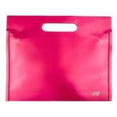 MCB-400-H - My Clear Bag - Double Button with Handle Single Pocket (Pack of 8) - Size : 35.7cm X 31.6cm